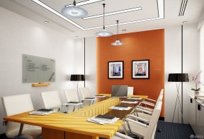 公司会议室设计 落地灯装修效果图片