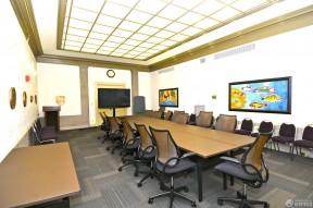 公司会议室设计 会议室吊顶效果图