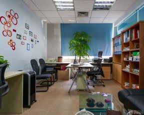 写字楼室内设计图 小办公室装修效果图片