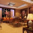 中式古典风格123平方米客厅的装修图片