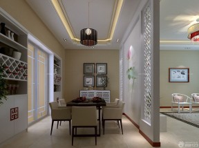家庭中式风格带屏风的客厅装饰图片