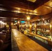 温馨小型酒吧木质吊顶装修效果图片