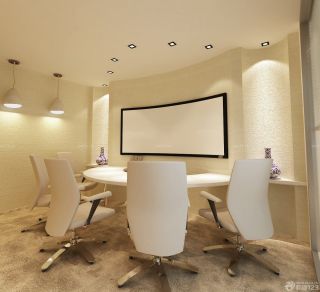公司小型会议室装修效果图赏析