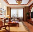 中式家装风格客厅壁纸图片