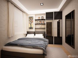 安置房60平方简装家庭卧室装修效果图