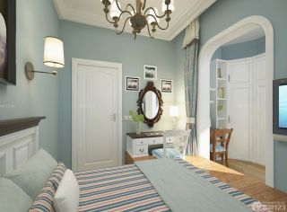 北欧卧室装修门颜色搭配效果图