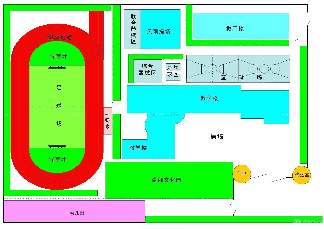 学校教学楼平面图图片大全