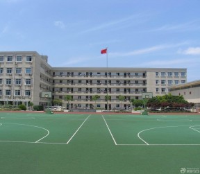 深圳市学校大型操场装修实景图片