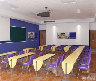 培训学校现代教室装修效果图片