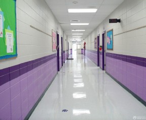 学校装修设计效果图 走廊玄关图片