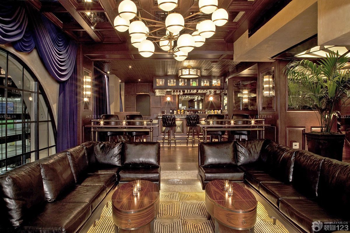 古典欧式风格酒吧餐厅装修图片