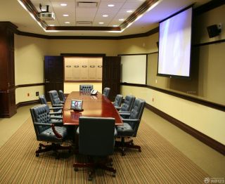 最新学校会议室地毯装修效果图片