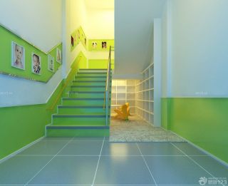 2023幼儿园学校楼梯装修效果图