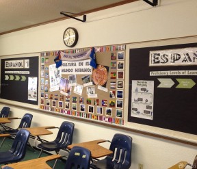 学校照片墙效果图 教室