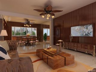泰式风格家居客厅室内设计装修效果图片