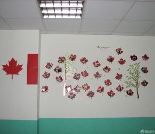 小学学校照片墙布置效果图