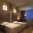 普吉岛泰式装修宾馆卧室床背景图片