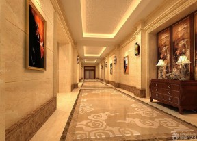 普吉岛泰式装修宾馆 宾馆走廊装修效果图