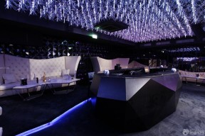 音乐酒吧异型沙发装修设计效果图片