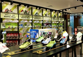 商场运动鞋店鞋柜设计装修图片