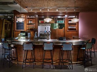 传统小酒吧吧台设计效果图赏析