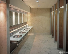 商场厕所装修效果图 瓷砖墙面效果图