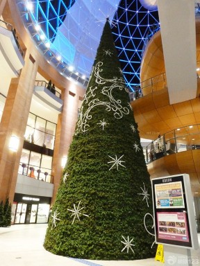 时尚圣诞节大型商场装饰效果图