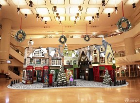 圣诞节商场布置 商场装饰效果图