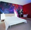 泰式卧室创意墙绘装修效果图片