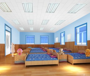 松江幼儿学校寝室设计装修图片