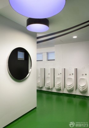 学校厕所装修效果图 白色墙面装修效果图片