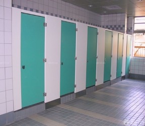 学校厕所装修效果图 厕所门效果图
