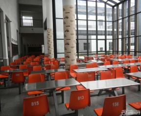 学校食堂柱子装修效果图2023图片