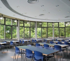 国外学校食堂窗户装修效果图