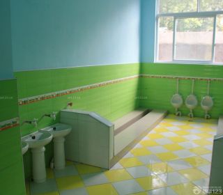 幼儿园学校厕所窗户装修效果图片