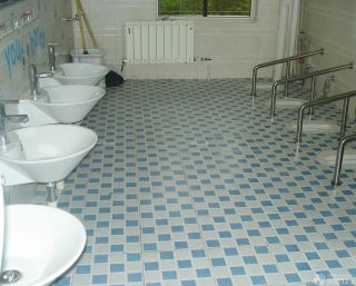 学校厕所地板砖装修效果图