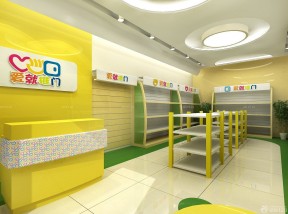 儿童商场装修效果图 店面形象墙效果图