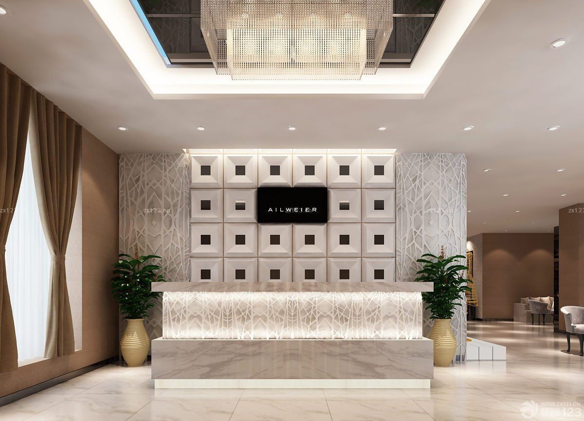 2015商场背景墙装修效果图片