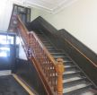 学校木楼梯扶手装修效果图片 