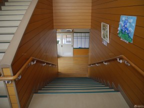 辅导学校室内楼梯设计效果图
