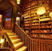 酒吧楼梯装修书架设计样板