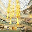 大型商场中庭艺术灯具装修设计效果图片