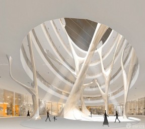 2023大型商场中庭设计效果图