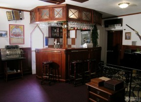 复古欧式风格家庭酒吧装饰