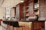 温馨咖啡厅酒吧酒架装修效果图片
