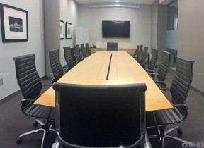 会议室装修效果图 柱子