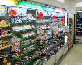 日式便利店室内货柜装修效果图片