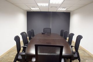 小会议室格栅灯效果图片