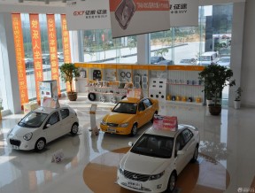 汽车4s店展厅布置 