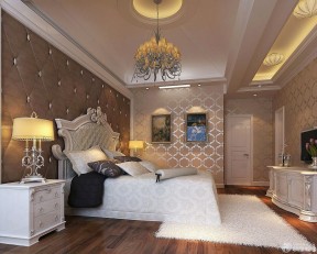 欧式婚房卧室布置装潢设计效果图片